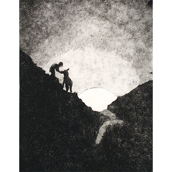 Girl On Hill 88